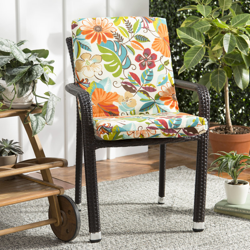 Bay Isle Home Guadaloue Indoor/Outdoor Dining Chair Cushion & Reviews